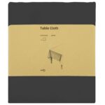 vidaXL Uterák na stôl Štvorcový Tmavosivá 110 x 110 cm Polyester – Obrázok 3