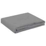 vidaXL Uterák na stôl Štvorcový Svetlosivá 110 x 110 cm Polyester – Obrázok 2