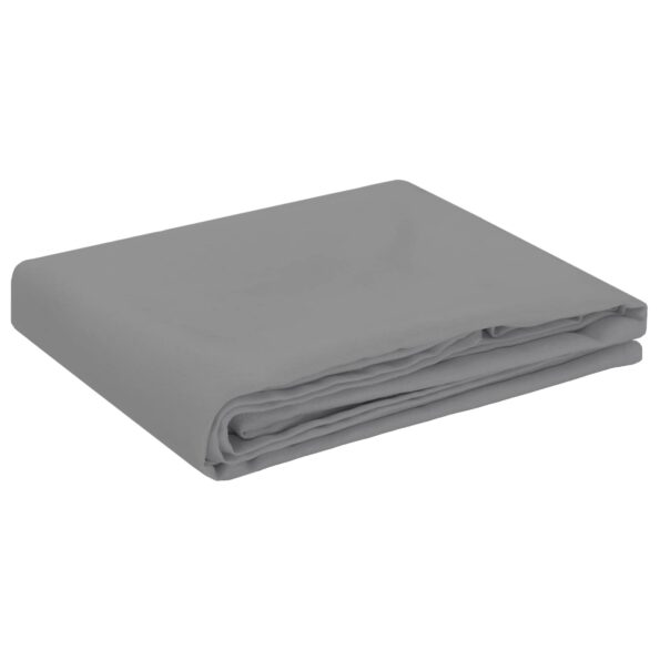 vidaXL Uterák na stôl Štvorcový Svetlosivá 110 x 110 cm Polyester – Obrázok 2