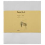 vidaXL Uterák na stôl Obdĺžnikový Biela 110 x 160 cm Polyester – Obrázok 3