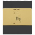 vidaXL Uterák na stôl Obdĺžnikový Tmavosivá 110 x 180 cm Polyester – Obrázok 3