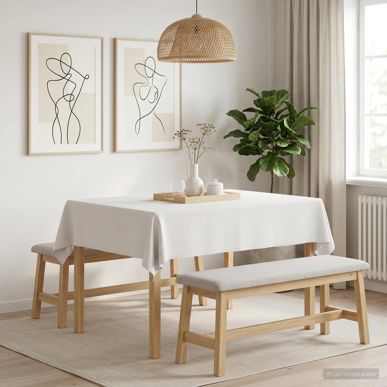 42039860_1.jpg vidaXL Uterák na stôl Obdĺžnikový Biela 140 x 160 cm Polyester – Obrázok 1