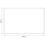 vidaXL Uterák na stôl Obdĺžnikový Víno červené 140 x 200 cm Polyester – Obrázok 7