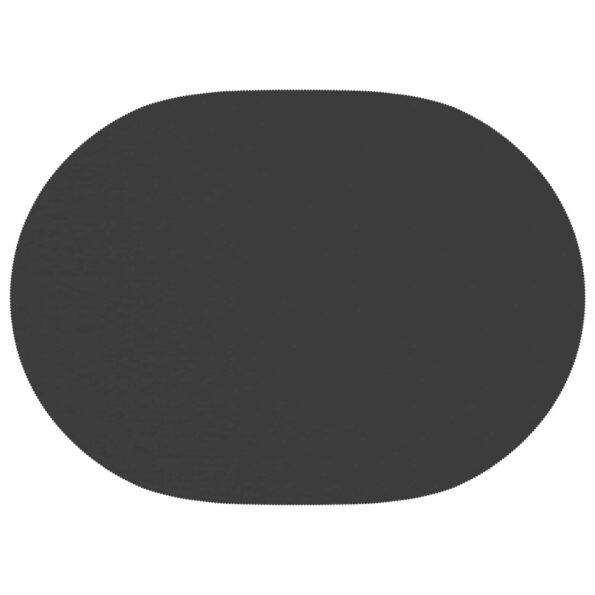 vidaXL Uterák na stôl Oválny Tmavosivá 130 x 220 cm Polyester – Obrázok 4