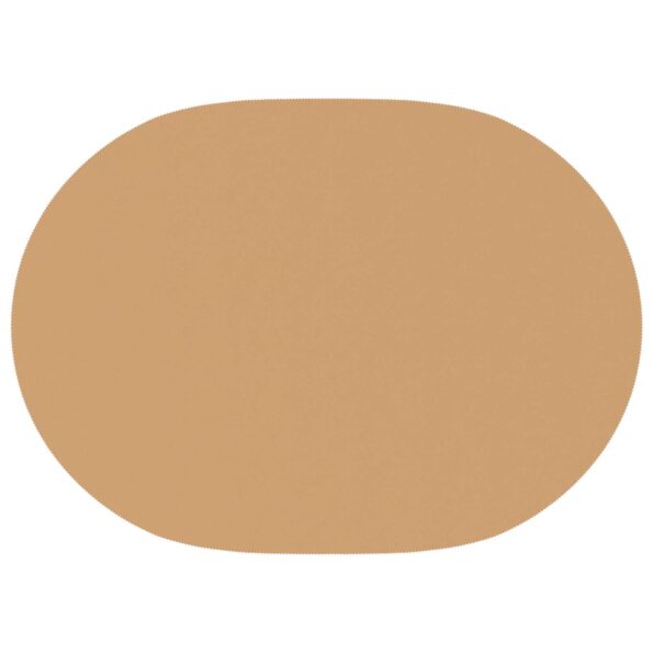vidaXL Uterák na stôl Oválny Béžová 130 x 220 cm Polyester – Obrázok 4