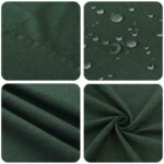 vidaXL Uterák na stôl Obdĺžnikový Tmavozelená 110 x 140 cm – Obrázok 5