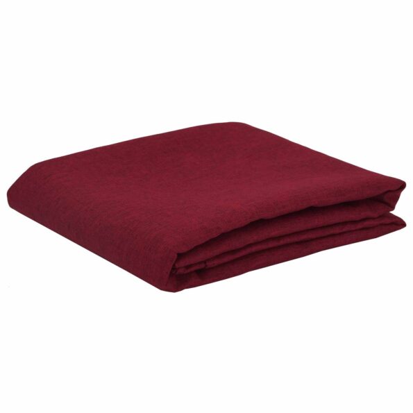vidaXL Uterák na stôl Oválny Víno červené 130 x 220 cm – Obrázok 2