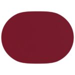vidaXL Uterák na stôl Oválny Víno červené 130 x 220 cm – Obrázok 4