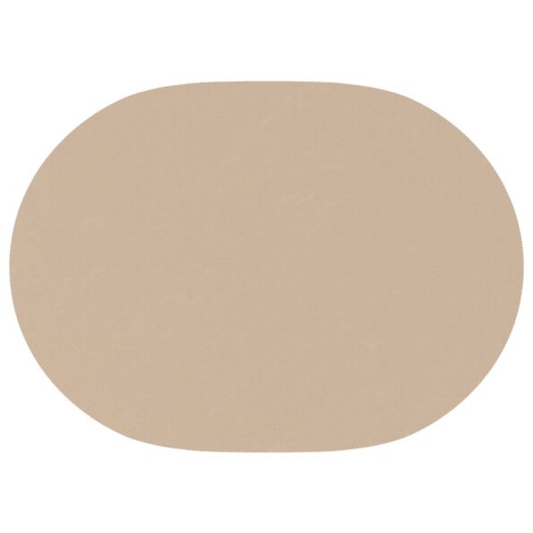 vidaXL Uterák na stôl Oválny Béžová 160 x 220 cm – Obrázok 4