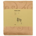 vidaXL Uterák na stôl Štvorcový Béžová 90 x 90 cm – Obrázok 3
