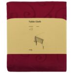 vidaXL Uterák na stôl Štvorcový Víno červené 90 x 90 cm – Obrázok 3