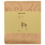 vidaXL Uterák na stôl Štvorcový Béžová 110 x 110 cm – Obrázok 3