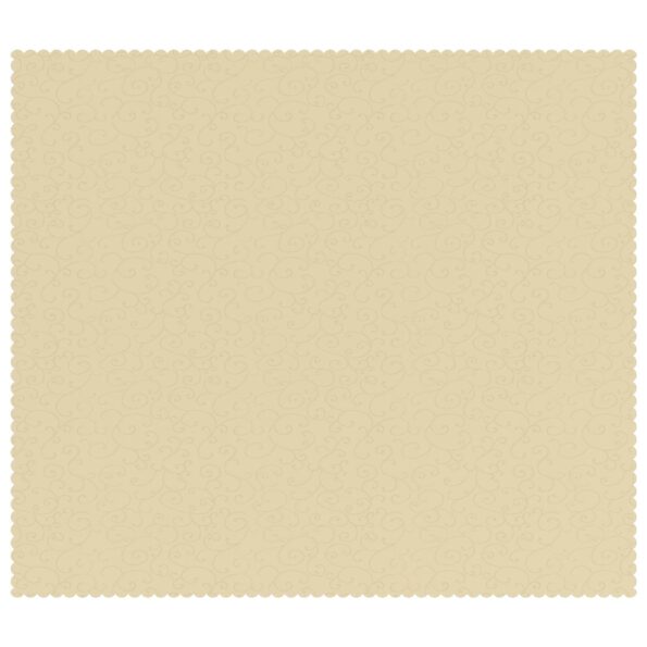 vidaXL Uterák na stôl Obdĺžnikový Krémovo biela 140 x 160 cm – Obrázok 4