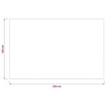 vidaXL Uterák na stôl Obdĺžnikový Víno červené 140 x 220 cm – Obrázok 7