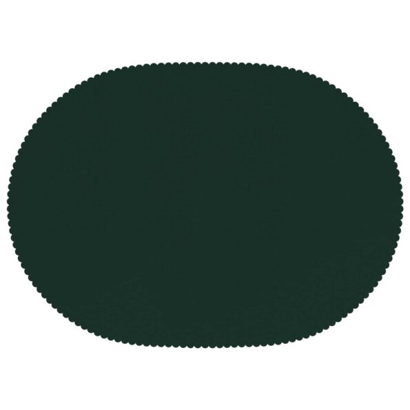 vidaXL Uterák na stôl Oválny Tmavozelená 130 x 220 cm – Obrázok 4
