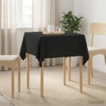 vidaXL Uterák na stôl 5 ks Štvorcový Tmavosivá 110 x 110 cm Polyester