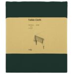 vidaXL Uterák na stôl 5 ks Tmavozelená 110 x 110 cm Polyester – Obrázok 3