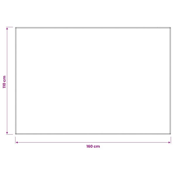 vidaXL Uterák na stôl 5 ks Víno červené 110 x 160 cm Polyester – Obrázok 8