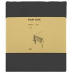 vidaXL Uterák na stôl 5 ks Tmavosivá 110 x 180 cm Polyester – Obrázok 3