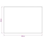 vidaXL Uterák na stôl 5 ks Obdĺžnikový Béžová 110 x 180 cm Polyester – Obrázok 8