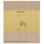 vidaXL Uterák na stôl 5 ks Štvorcový Béžová 110 x 110 cm – Obrázok 3