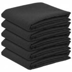 vidaXL Uterák na stôl 5 ks Obdĺžnikový Tmavosivá 110 x 140 cm – Obrázok 2