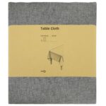 vidaXL Uterák na stôl 5 ks Obdĺžnikový Svetlosivá 110 x 140 cm – Obrázok 3