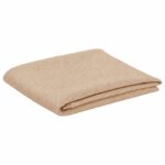 vidaXL Uterák na stôl 5 ks Obdĺžnikový Béžová 110 x 140 cm – Obrázok 4