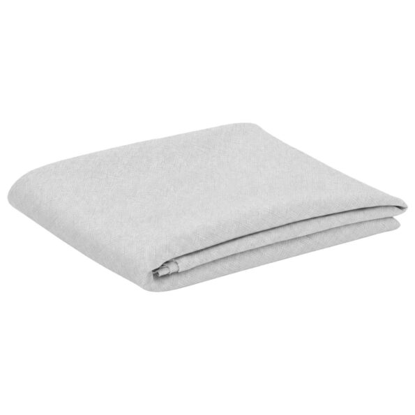 vidaXL Uterák na stôl 5 ks Obdĺžnikový Biela 110 x 160 cm – Obrázok 4