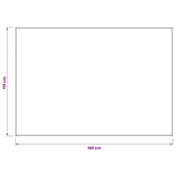 vidaXL Uterák na stôl 5 ks Obdĺžnikový Tmavozelená 110 x 180 cm – Obrázok 8
