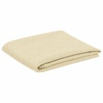 vidaXL Uterák na stôl 5 ks Obdĺžnikový Krémovo biela 140 x 180 cm – Obrázok 4