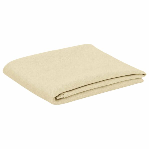 vidaXL Uterák na stôl 5 ks Obdĺžnikový Krémovo biela 140 x 220 cm – Obrázok 4