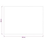 vidaXL Uterák na stôl 5 ks Obdĺžnikový Tmavosivá 110 x 160 cm – Obrázok 8