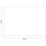 vidaXL Uterák na stôl 5 ks Obdĺžnikový Krémovo biela 110 x 180 cm – Obrázok 8