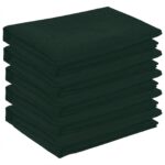 vidaXL Uterák na stôl 5 ks Obdĺžnikový Tmavozelená 140 x 160 cm – Obrázok 2