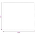 vidaXL Uterák na stôl 5 ks Obdĺžnikový Tmavozelená 140 x 160 cm – Obrázok 8