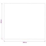 vidaXL Uterák na stôl 5 ks Obdĺžnikový Víno červené 140 x 200 cm – Obrázok 8