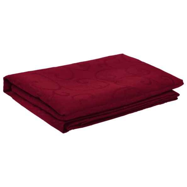 vidaXL Uterák na stôl 5 ks Obdĺžnikový Víno červené 140 x 220 cm – Obrázok 4