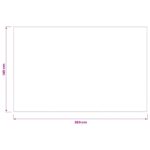 vidaXL Uterák na stôl 5 ks Obdĺžnikový Biela 140 x 260 cm – Obrázok 8