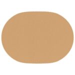 vidaXL Uterák na stôl 5 ks Oválny Béžová 130 x 220 cm – Obrázok 5