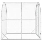 vidaXL Kurník pre kurčatá Strieborná 200 x 200 x 200 cm – Obrázok 4