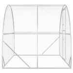 vidaXL Kurník pre kurčatá Strieborná 200 x 300 x 200 cm – Obrázok 4