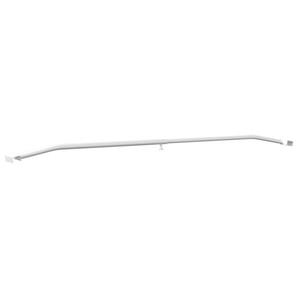 vidaXL Nosník plachty na prívesy Strieborná 102-155 cm Hliník – Obrázok 2
