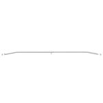 vidaXL Nosník plachty na prívesy Strieborná 102-155 cm Hliník – Obrázok 5