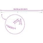 vidaXL Nosník plachty na prívesy Strieborná 136-218 cm – Obrázok 10