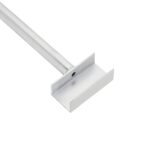 vidaXL Nosník plachty na prívesy Strieborná 136-218 cm – Obrázok 6