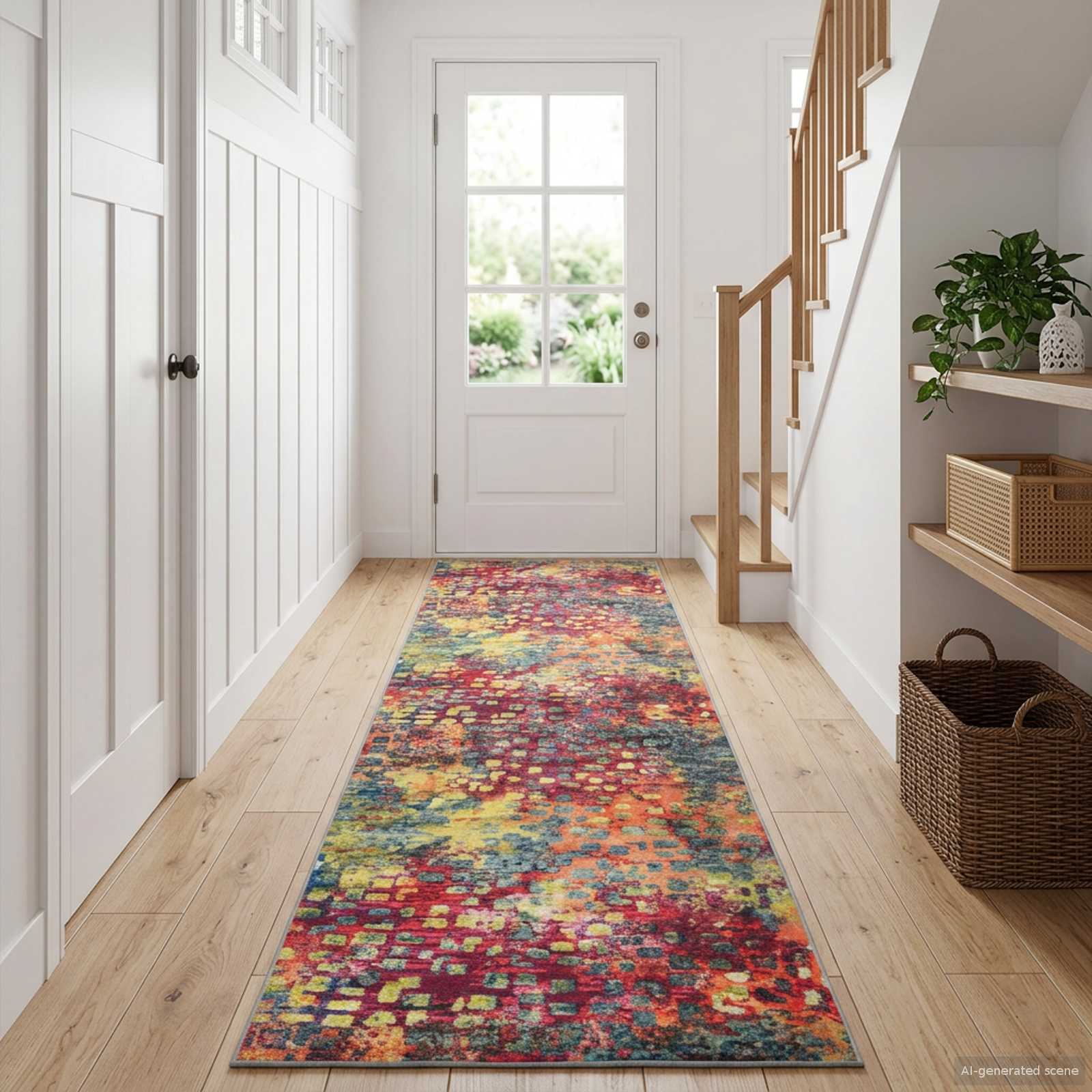 42045247_1.jpg vidaXL Behúň LESAKA farebné 80 x 100 cm Diamantový zamat – Obrázok 1