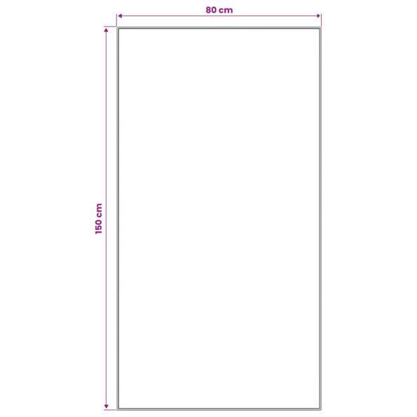 vidaXL Behúň LESAKA Hnedá 80 x 150 cm Diamantový zamat – Obrázok 4