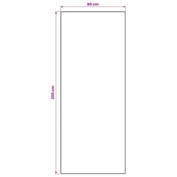 vidaXL Behúň LESAKA Hnedá 80 x 200 cm Diamantový zamat – Obrázok 4