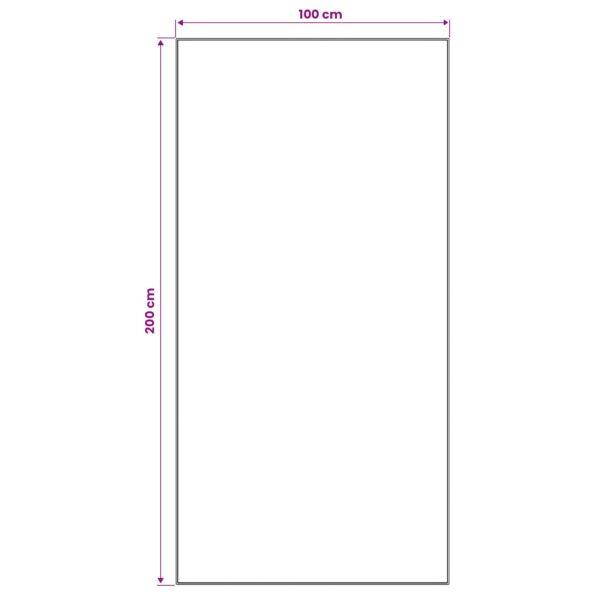 vidaXL Behúň LESAKA Hnedá 100 x 200 cm Diamantový zamat – Obrázok 4